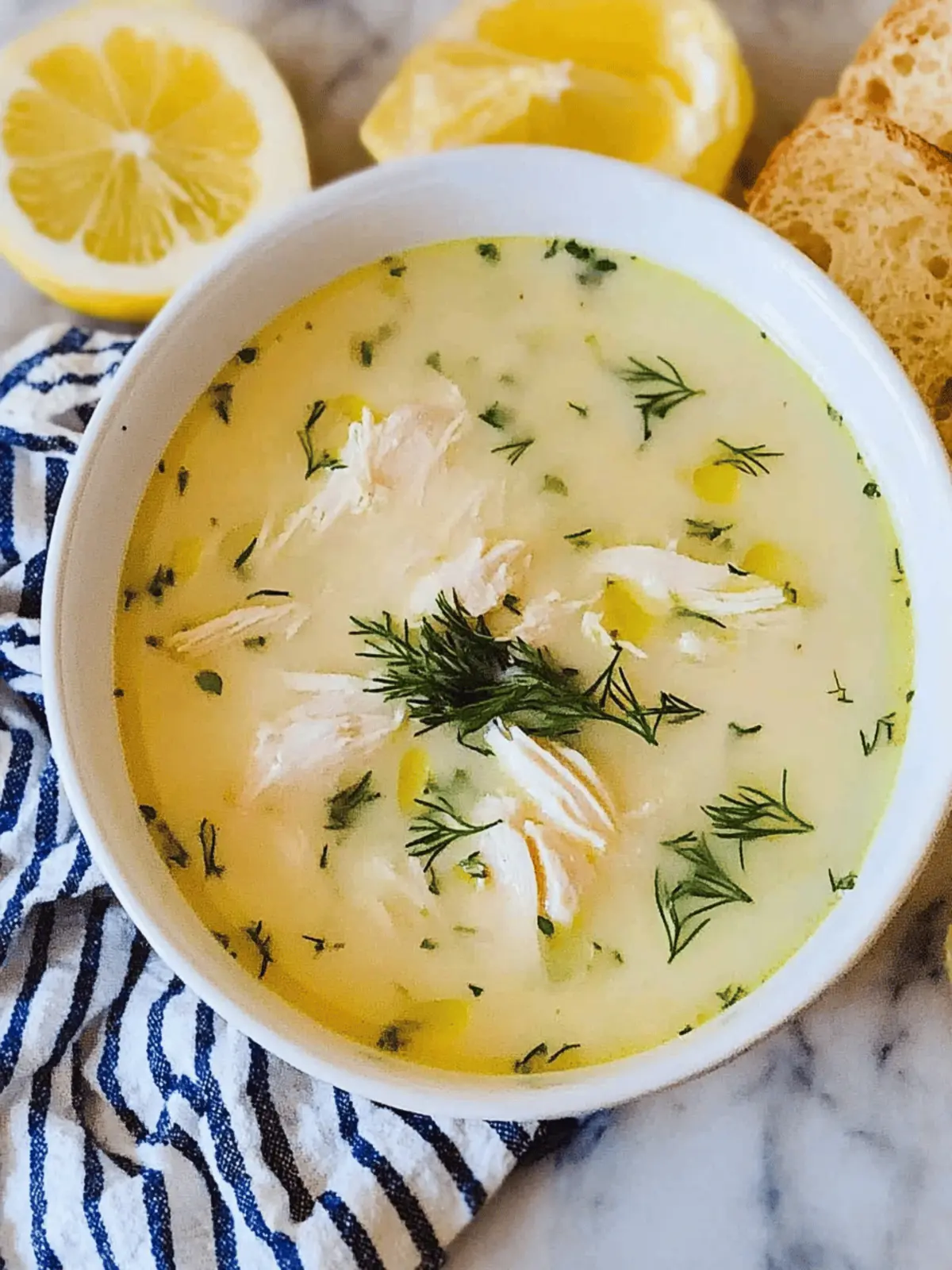 Elevate Comfort Food with Greek Avgolemono Chicken Soup 4 Greek Avgolemono Chicken Soup