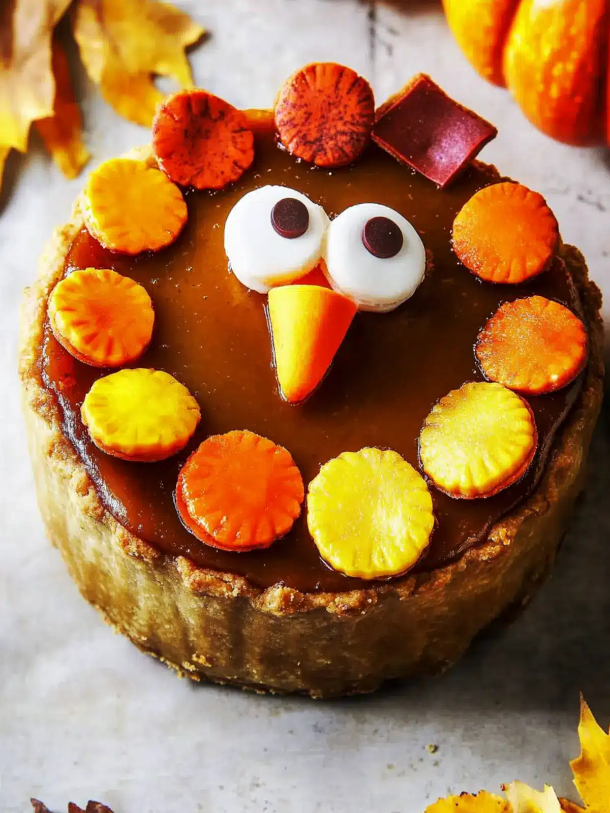 Delightful Pumpkin Pie Turkeys for a Festive Thanksgiving Treat 2 Pumpkin Pie Turkeys