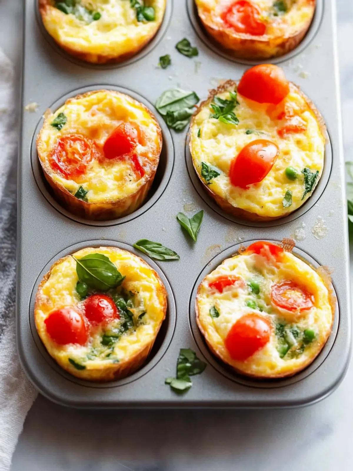 Mini Frittata Muffins Packed with Seasonal Goodness 4 Mini Frittata Muffins
