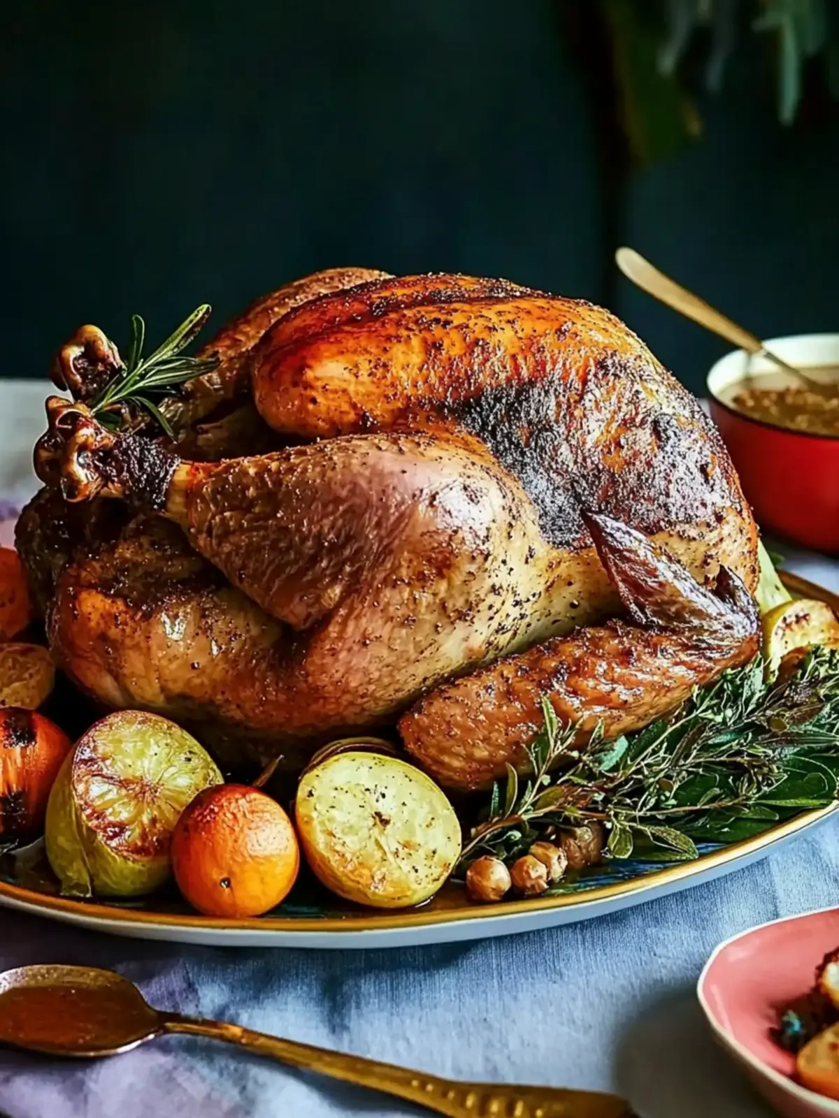Flavour-bomb roast turkey & gravy