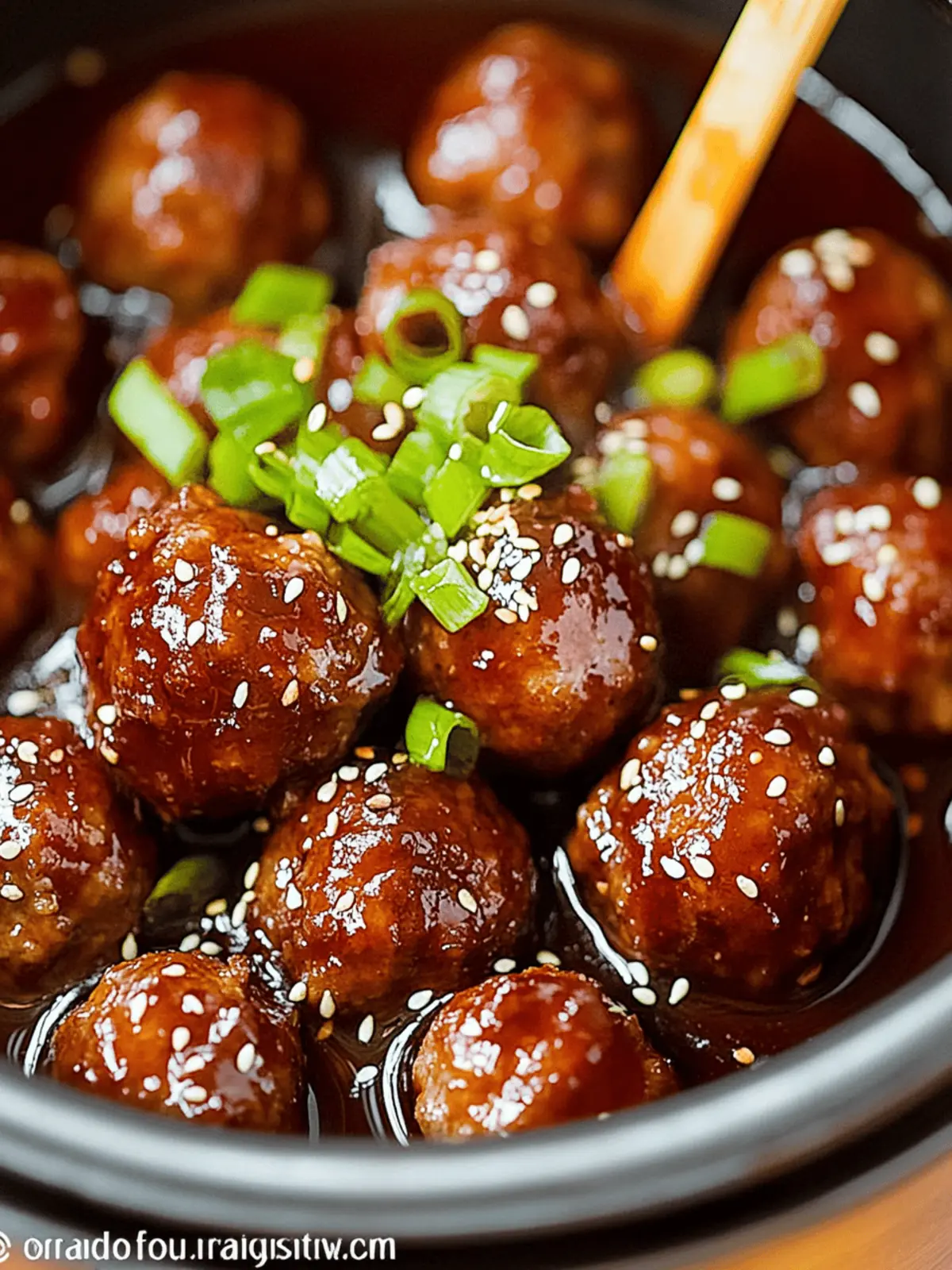Sweet Gochujang Meatballs Appetizer   Instant Pot or Regular