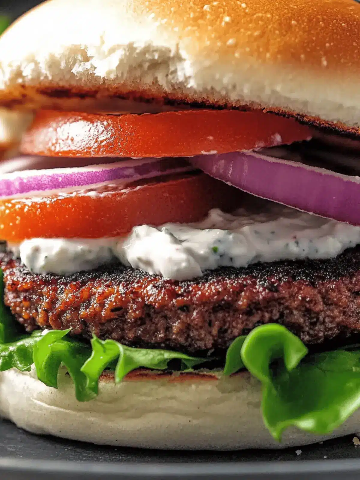 Savor Greek-Inspired Gyros Burgers with Creamy Tzatziki Sauce 2 Greek-Inspired Gyros Burgers with Tzatziki Sauce