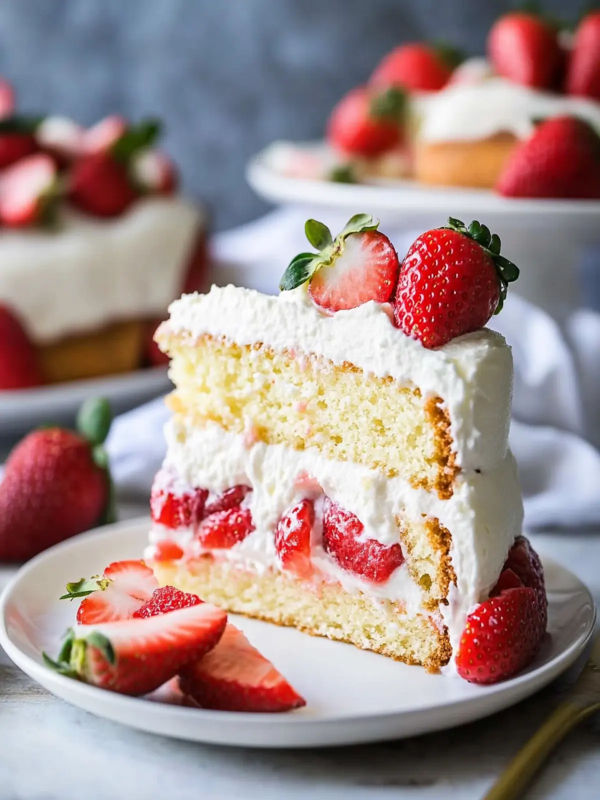 Decadent Strawberry Shortcake Cake You ll Love to Make at Home 2 Strawberry Shortcake Cake