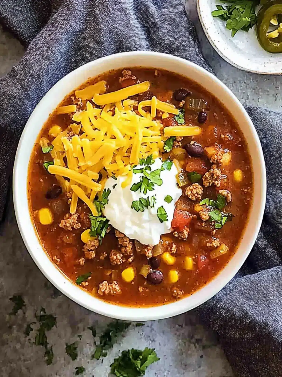 Easy Taco Soup: A Hearty Weeknight Wonder for the Family 4 Easy Taco Soup