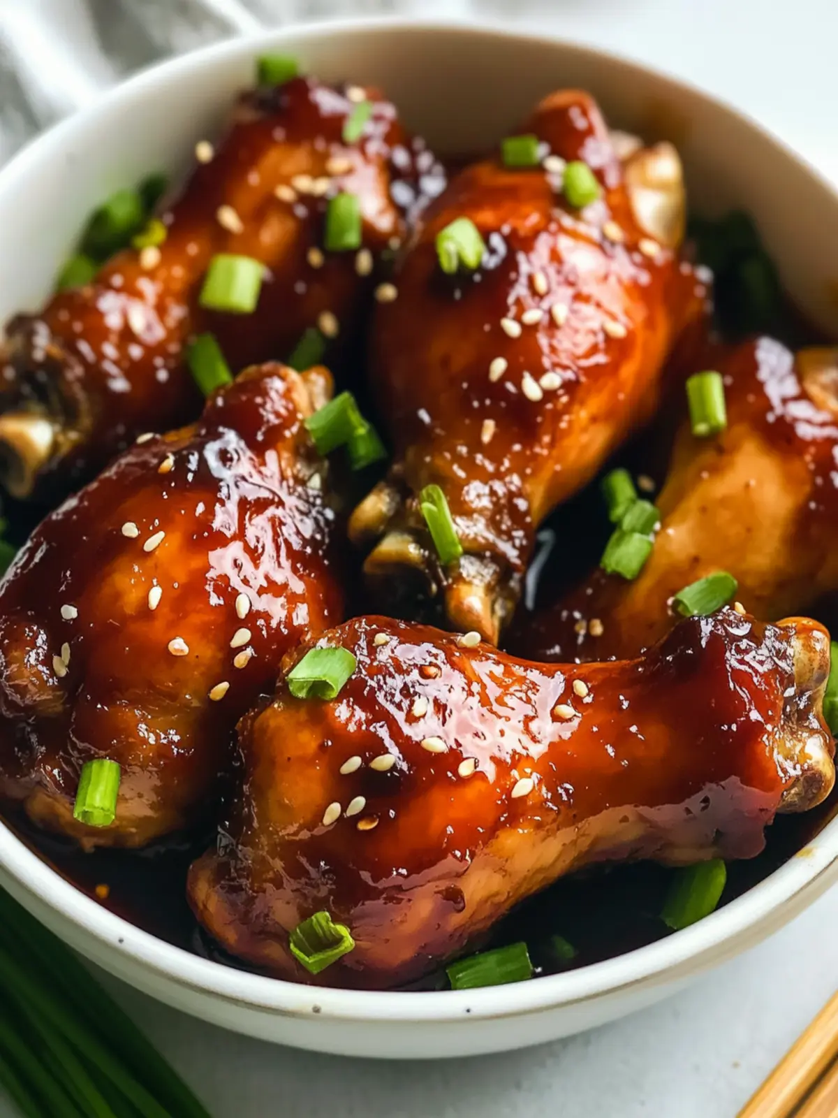 Delicious Sticky Chinese Cornfed Chicken Drumsticks Made Easy