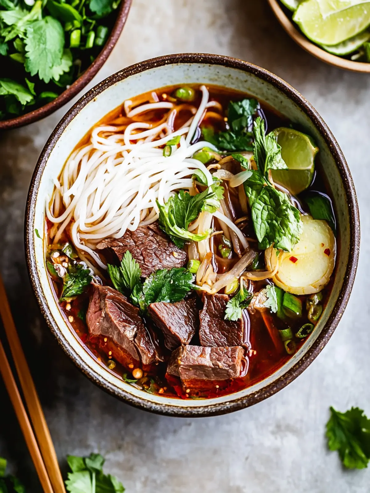 The Best Bun Bo Hue (Spicy Vietnamese Beef Noodle Soup)
