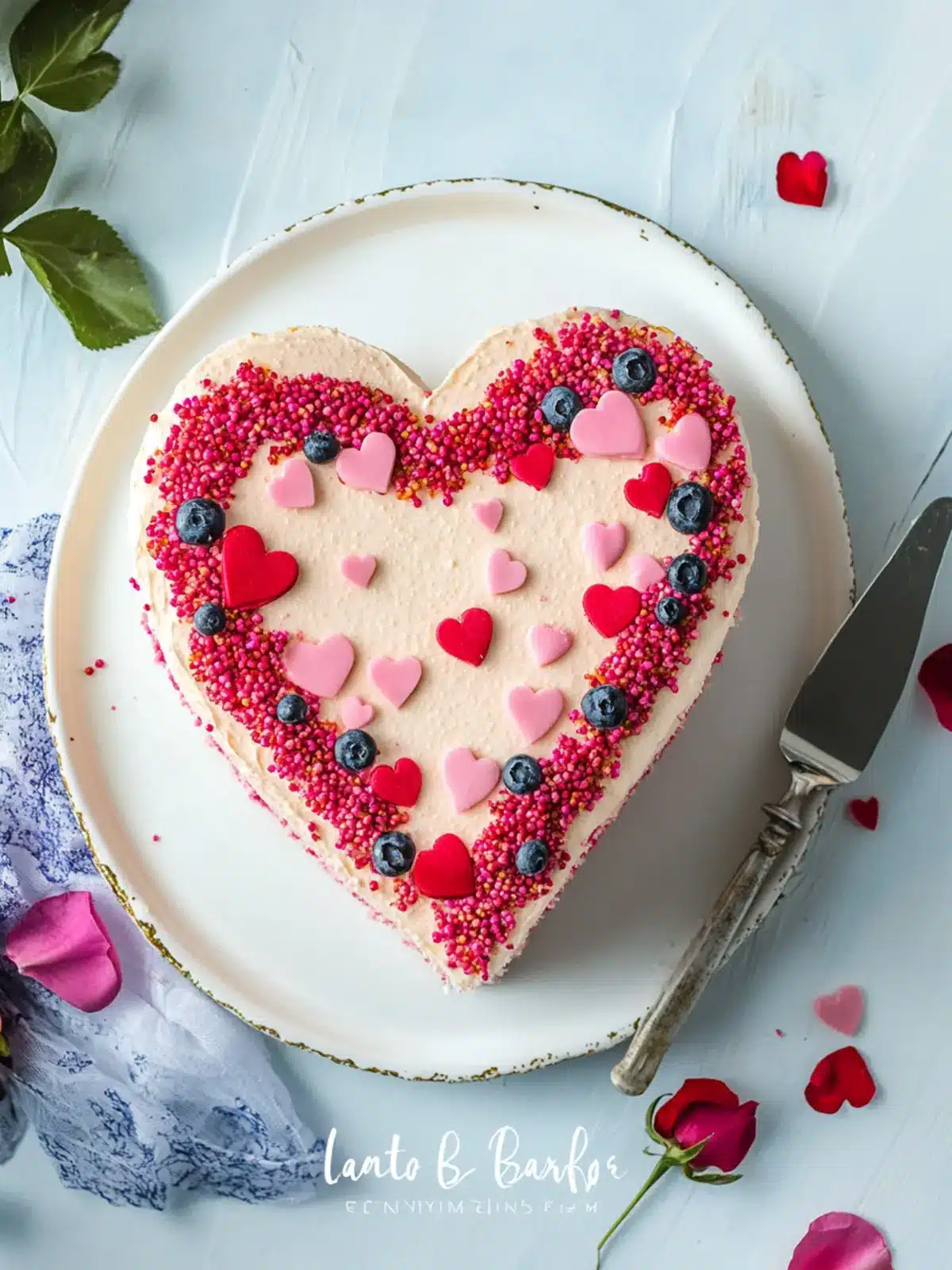 Heart-Shaped Cake