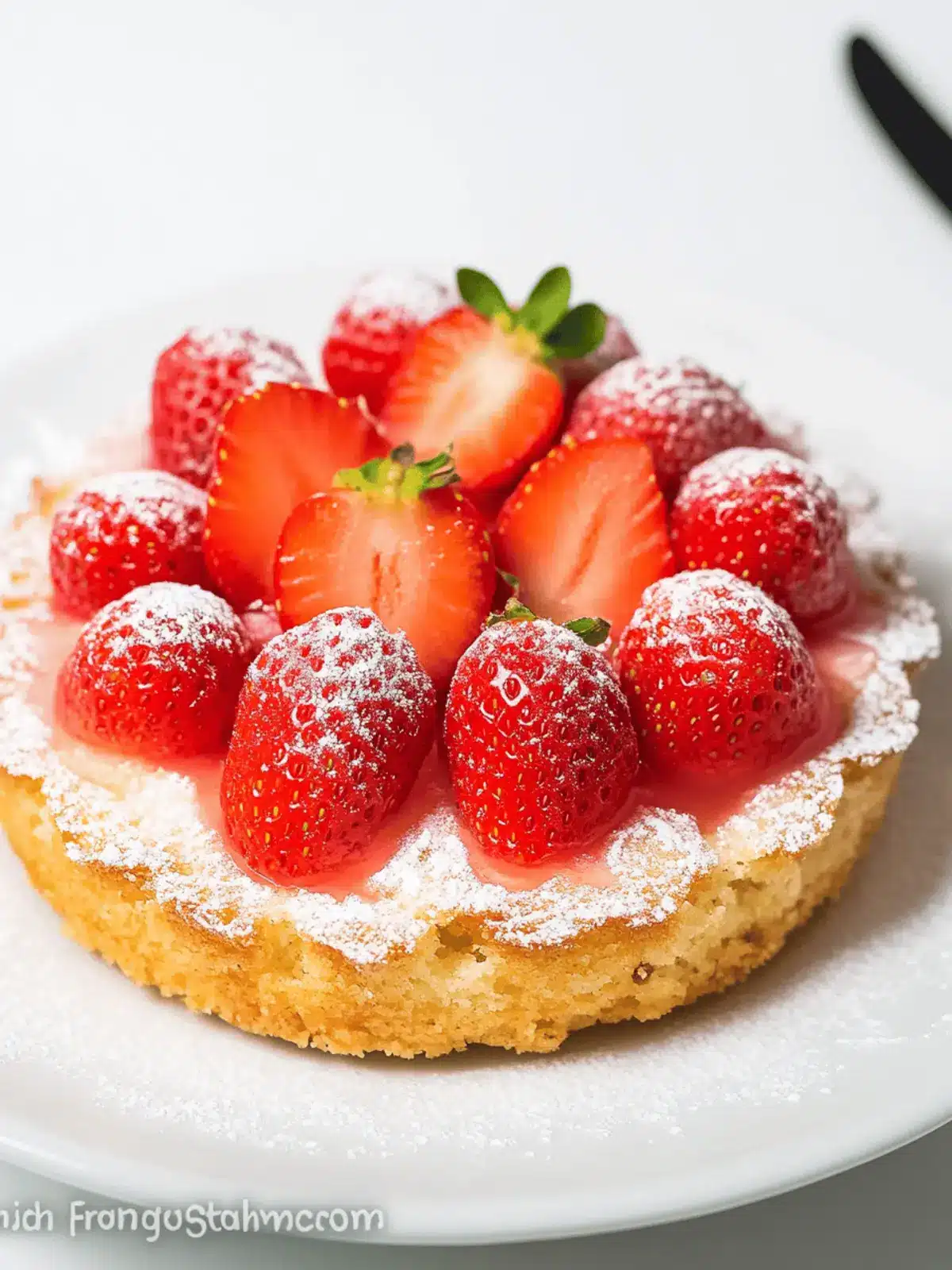 Strawberry Frangipane Cake