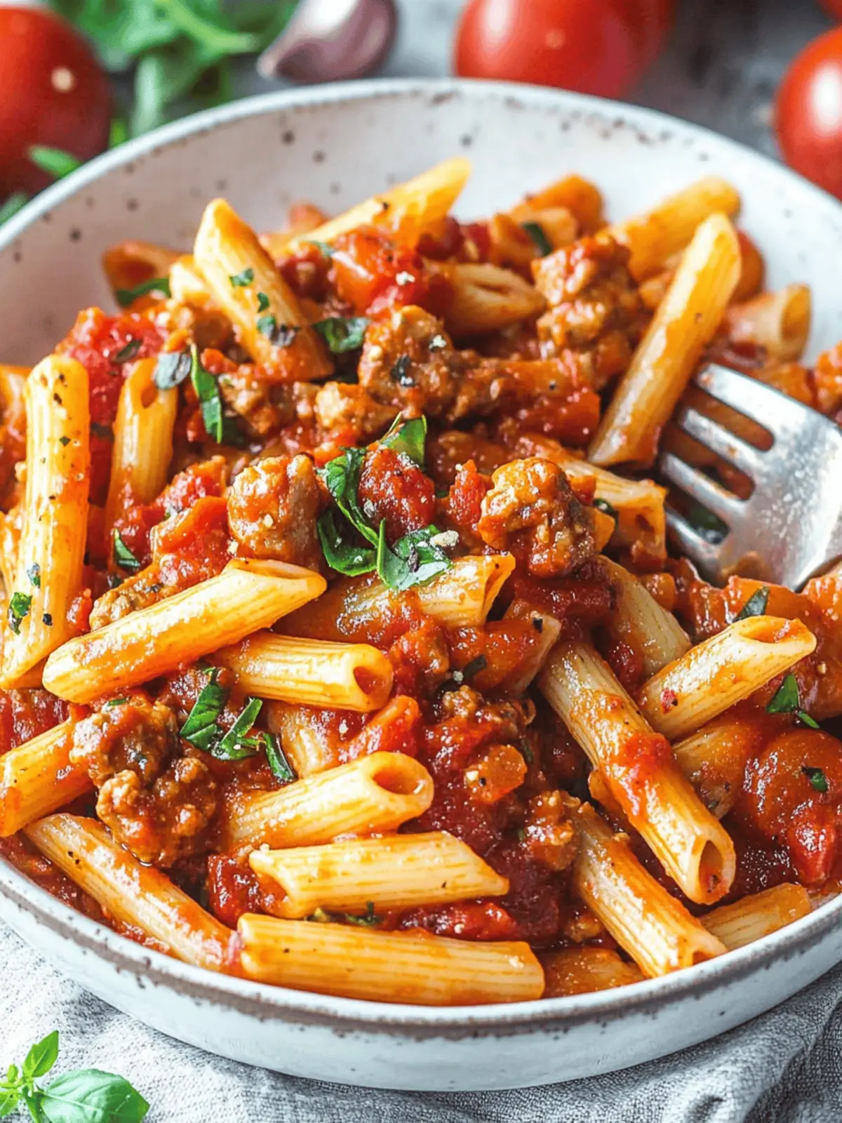 Spicy Penne Arrabbiata: The Ultimate Quick Comfort Dish 2 Penne Arrabbiata