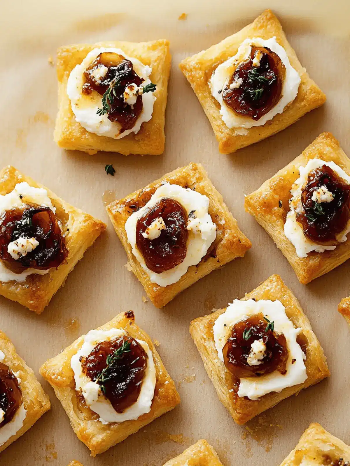 Delicious Caramelized Onion & Goat Cheese Bites to Wow Guests 2 Caramelized Onion & Goat Cheese Bites
