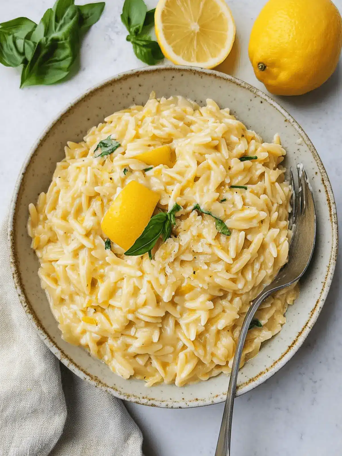 Creamy Lemon Orzo   Modern Honey