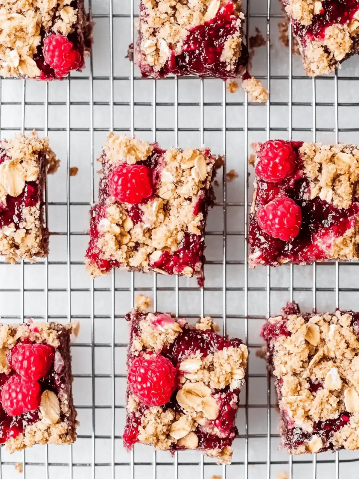 Irresistible Raspberry Crumble Oat Bars for a Guilt-Free Treat 3 Raspberry Crumble Oat Bars