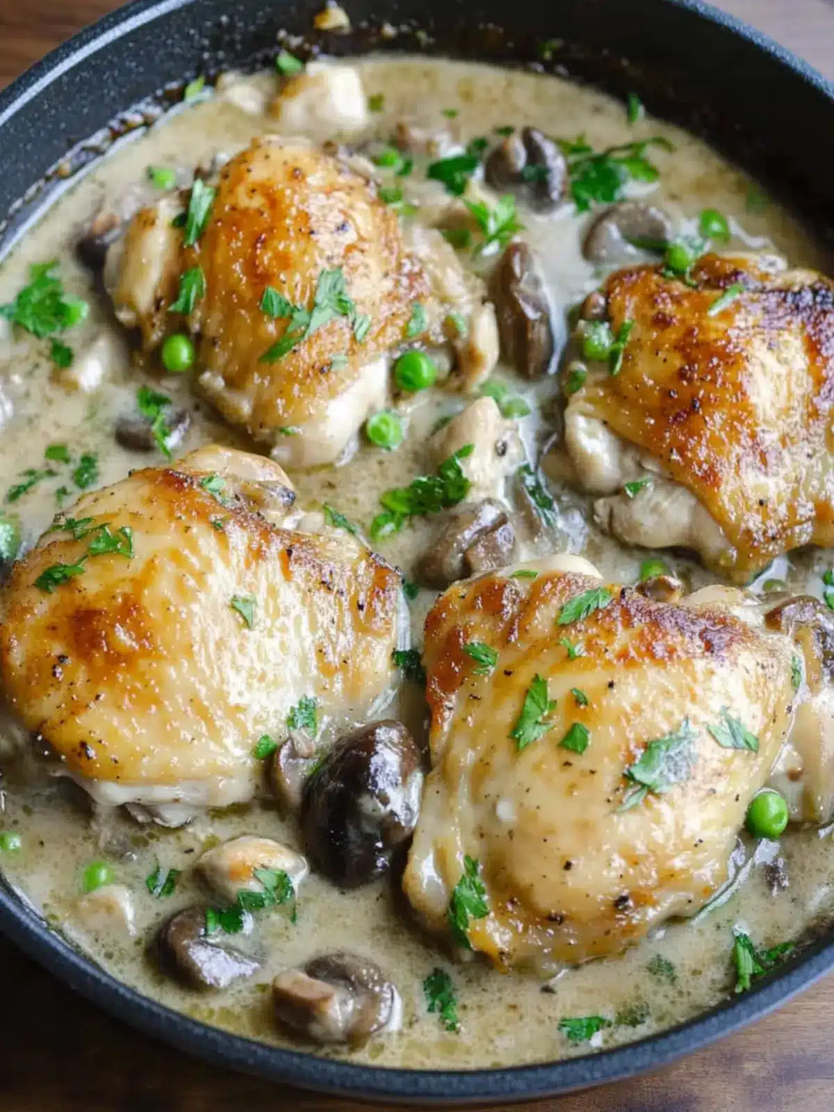 Chicken Thighs Marsala