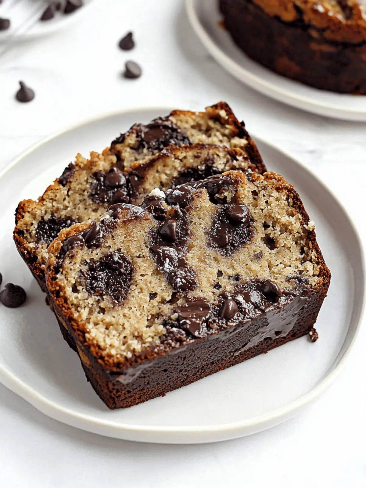 Gluten-Free Blender Banana Bread with Cottage Cheese and Chocolate Chips - Upbeet & Kaleing It