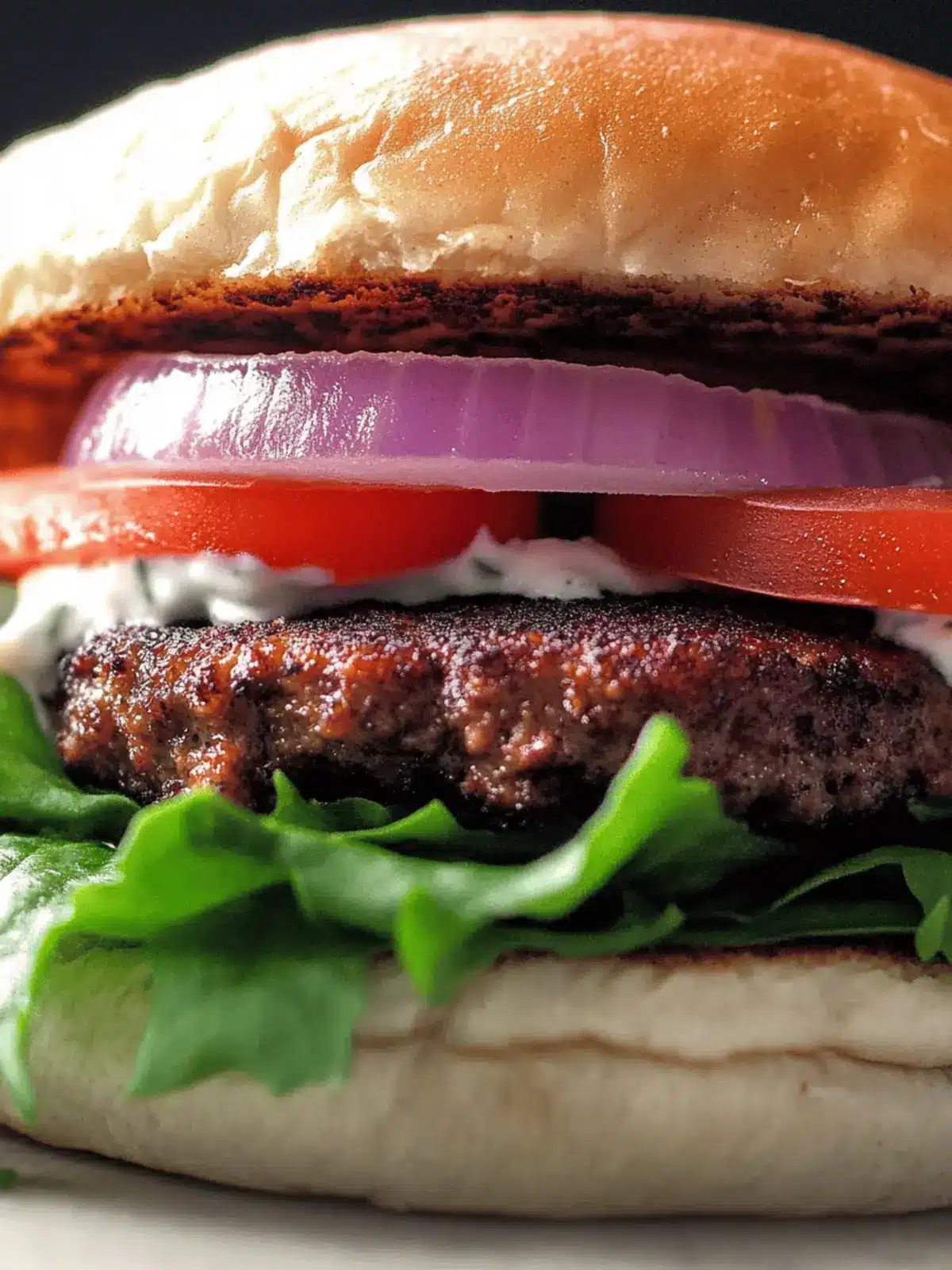 Savor Greek-Inspired Gyros Burgers with Creamy Tzatziki Sauce 4 Greek-Inspired Gyros Burgers with Tzatziki Sauce