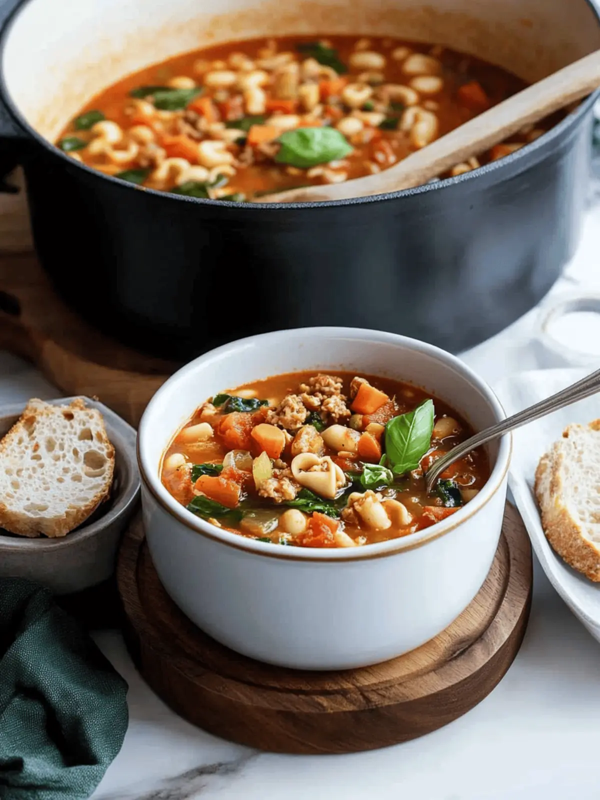 Delicious Minestrone Soup: A Veggie-Packed Comfort Bowl 4 Minestrone Soup