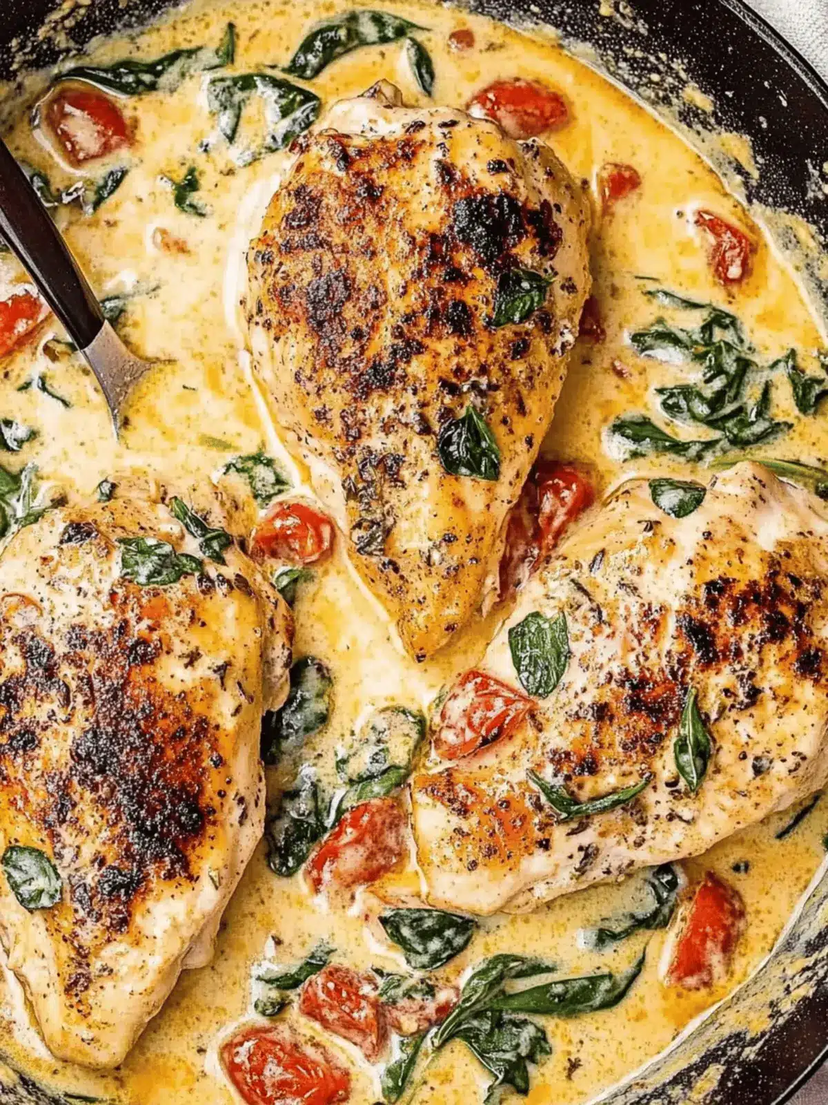 Creamy Tuscan Chicken: Your New Favorite Weeknight Delight 3 Creamy Tuscan Chicken