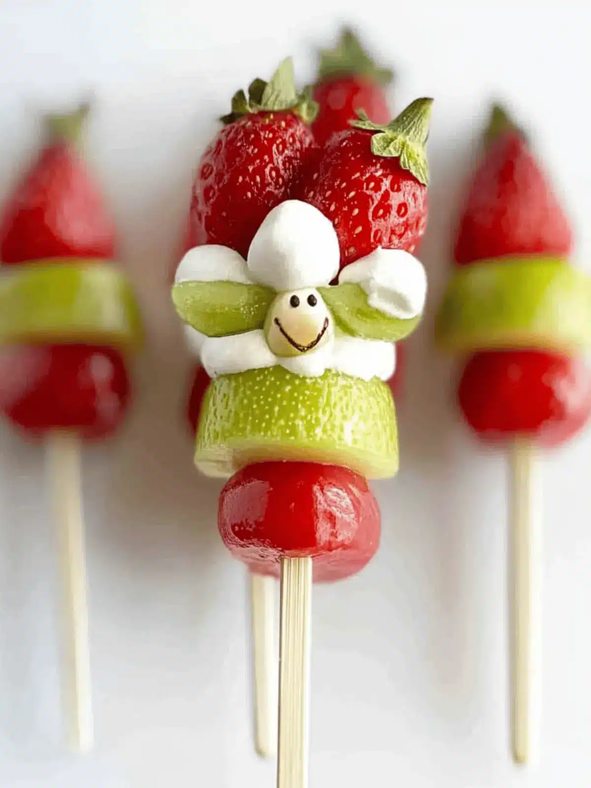 Grinch Fruit Kabobs: Fun, Healthy Snacks for Holiday Joy 3 Grinch Fruit Kabobs