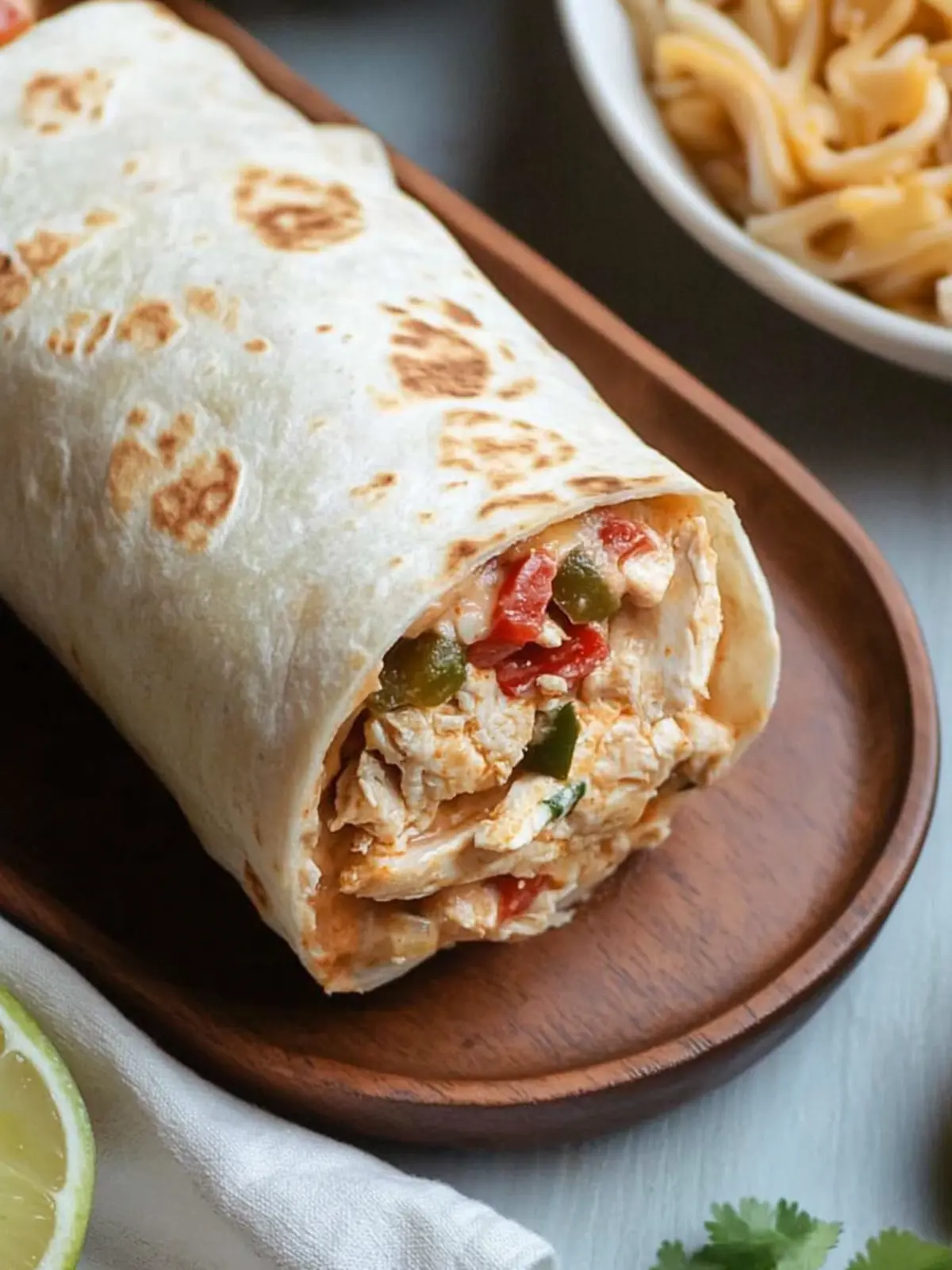 Baked Chicken Burritos