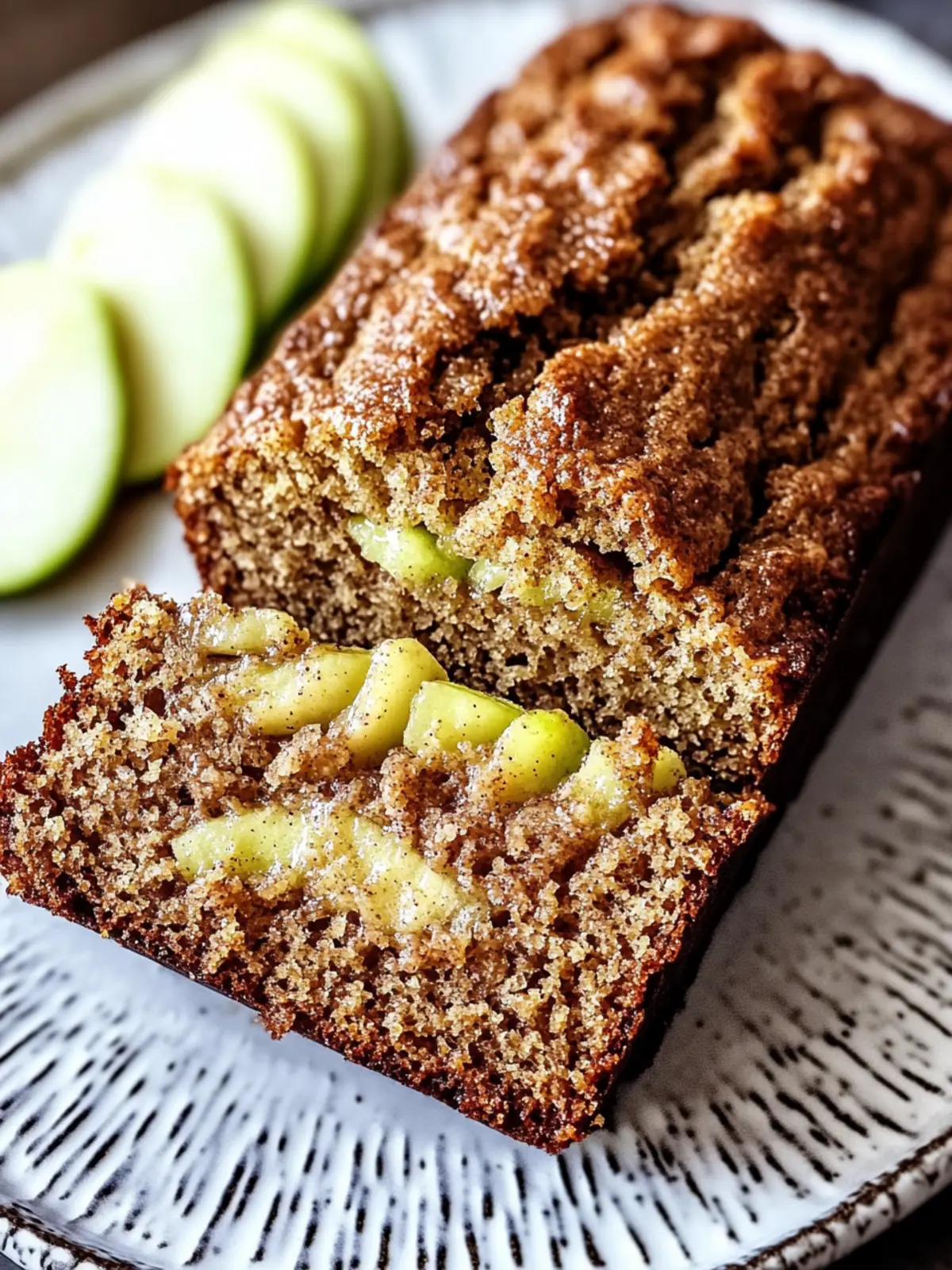 Warm Apple Cinnamon Zucchini Bread for Cozy Snacking Delight