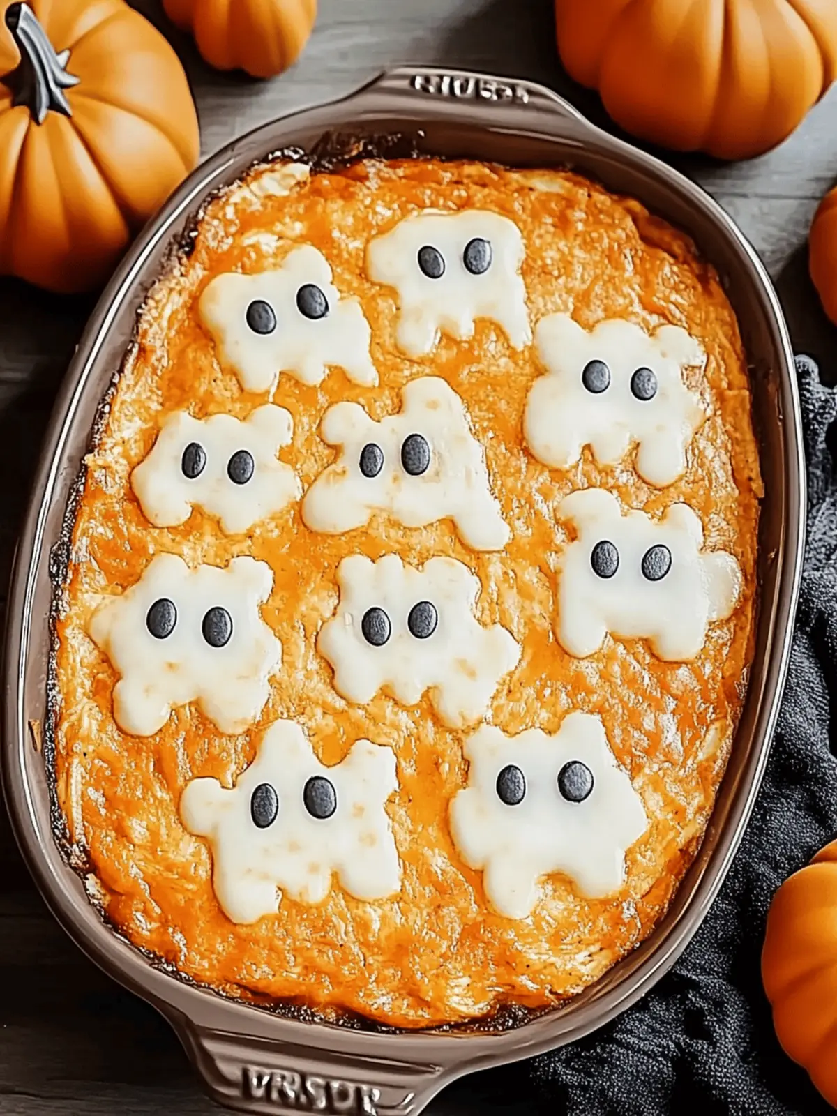 Spooky Halloween Buffalo Chicken Dip That s a Party Hit